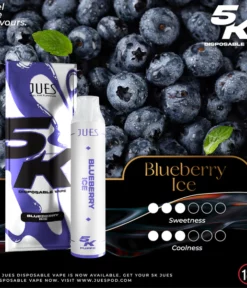 jues 5000 puff blueberry ice