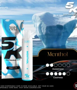 jues 5000 puff menthol