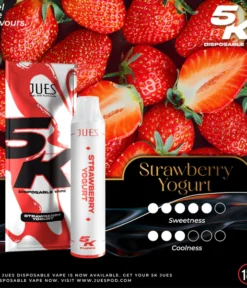 jues 5000 puff strawberry yogurt