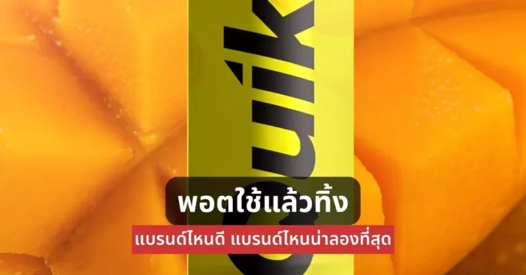 พอตใช้แล้วทิ้ง แบรนด์ไหนดีแบรนด์ไหนน่าลองที่สุด