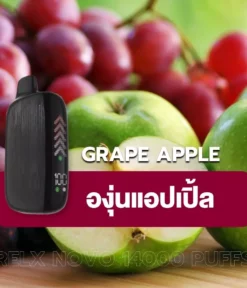 relx novo 14000 puff Grape Apple