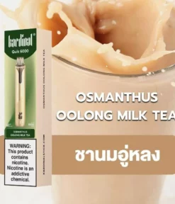 Ks Quik 6000 Puff Osmanthus Oolong Milk Tea (ชานมอู่หลง)