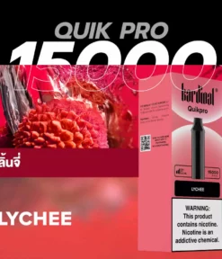 Pod Ks Quik Pro 15000 Puff Lychee (ลิ้นจี่)