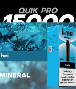 Pod Ks Quik Pro 15000 Puff Mineral (น้ำแร่)